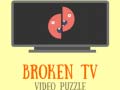 Játék Broken TV Video Puzzle