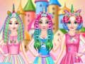 Játék Princesses Rainbow Unicorn Hair Salon