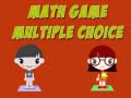 Játék Math Game Multiple Choice