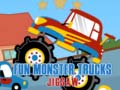 Játék Fun Monster Trucks Jigsaw