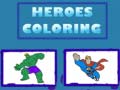 Játék Heroes Coloring 