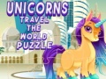 Játék Unicorns Travel The World Puzzle