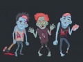 Játék Zombies and Skeletons Coloring