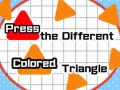 Játék Press The Different Colored Triangle