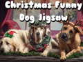 Játék Christmas Funny Dog Jigsaw