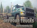 Játék Offroad Trucks Differences