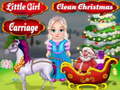 Játék Little Girl Clean Christmas Carriage