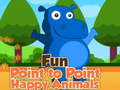 Játék Fun Point to Point Happy Animals
