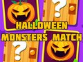 Játék Halloween Monsters Match
