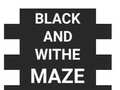 Játék Maze Black And Withe