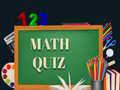 Játék Math Quiz 