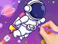 Játék Coloring Book: Astronaut