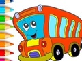 Játék Coloring Book: Bus