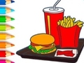 Játék Coloring Book: Hamburger