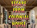 Játék Escape From Colonial House