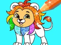 Játék Coloring Book: Lion