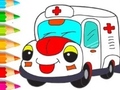 Játék Coloring Book: Ambulance