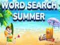 Játék Word Search Summer