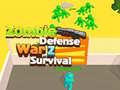 Játék Zombie defense War Z Survival 