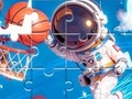 Játék Jigsaw Puzzle: Space Basketball
