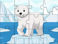 Játék Jigsaw Puzzle: Polar Bear