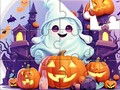 Játék Jigsaw Puzzle: Halloween Cute Ghost