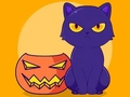 Játék Coloring Book: Halloween Cat
