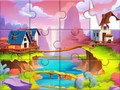 Játék Jigsaw Puzzle: Village