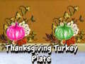 Játék Thanksgiving Turkey Plate