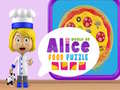 Játék World of Alice Food Puzzle