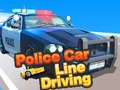 Játék Police Car Line Driving