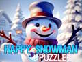 Játék Happy Snowman Puzzle