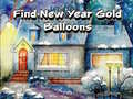 Játék Find New Year Gold Balloons