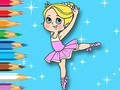Játék Coloring Book: Ballet Girl