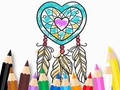 Játék Coloring Book: Heart Dreamcatcher