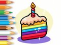 Játék Coloring Book: Birthday Cake