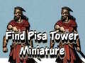 Játék Find Pisa Tower Miniature