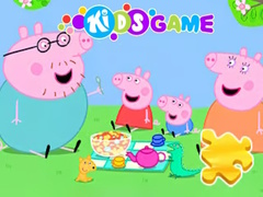 Játék Jigsaw Puzzle: Peppa Pig Family Picnic