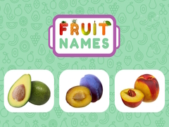 Játék Fruit Names