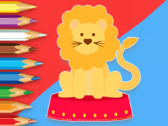 Játék Coloring Book: Circus-Lion