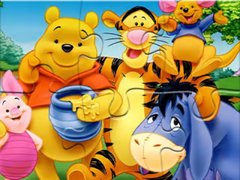 Játék Jigsaw Puzzle: Winnie With Friends