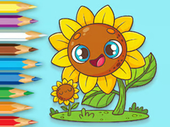Játék Coloring Book: Sunflowers