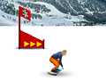 Játék Snowboard slalom