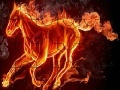 Játék Flame horse puzzle