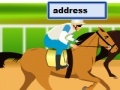 Játék Horse racing typing