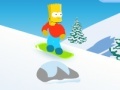 Játék Bart snowboarding