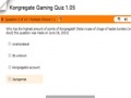 Játék Kongregate Gaming Quiz