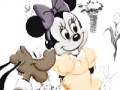 Játék Mickey florist online coloring page