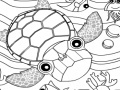 Játék Rosy Coloring: Turtle and Friends