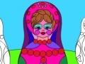 Játék Russian Dolls: Coloring Game